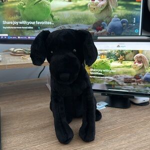 Jellycat Pippa Black Labrador 🏷️ BNWT & Proof of Purchase 🧾